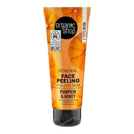 ORGANIC SHOP Exfoliant Facial Rénovateur Peaux Grasses Citrouille et Miel