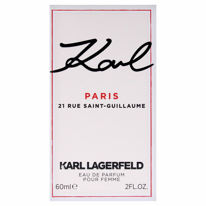 Karl Lagerfeld Karl Paris 21 Rue Saint-Guillaume Eau de Parfum pour femme 60 ml