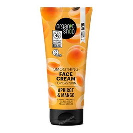 ORGANIC SHOP Crème Faciale Légère Quotidienne Abricot et Mangue 50 ml