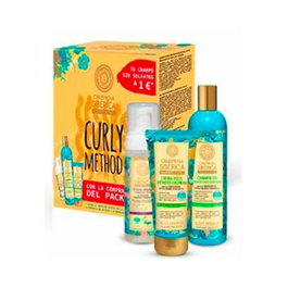 NATURA SIBERICA Coffret Oblepikha avec shampooing, gel de boucles et mousse