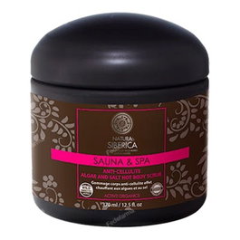 NATURA SIBERICA Exfoliant corporel chauffant anticellulite aux algues et au sel