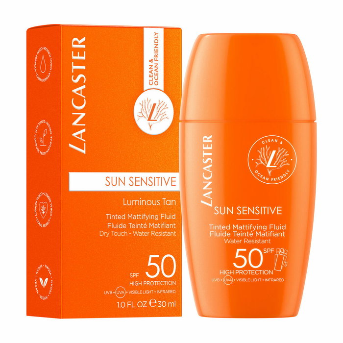 Lancaster Sun Sensitive Fluide Matifiant Teinté SPF50