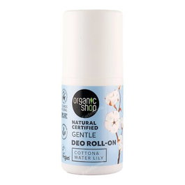 ORGANIC SHOP Déodorant Roll-on Coton et Nénuphar 50 ml
