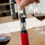 Innovagoods V0100451 Coffret à Vin en Forme de Bouteille avec Accessoires : Dosateur, Tire-bouchon, Bague Anti-goutte, Coupe-fil et Bouchon - ABS, Acier Inoxydable et Zinc
