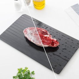 Innovagoods Plaque de décongélation rapide des aliments 35 x 20,5 cm, sans électricité, noir