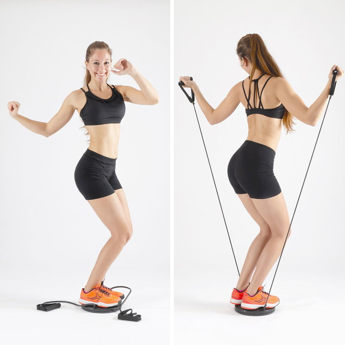 Disque Rotatif de Cardio avec Guide d'Exercices InnovaGoods