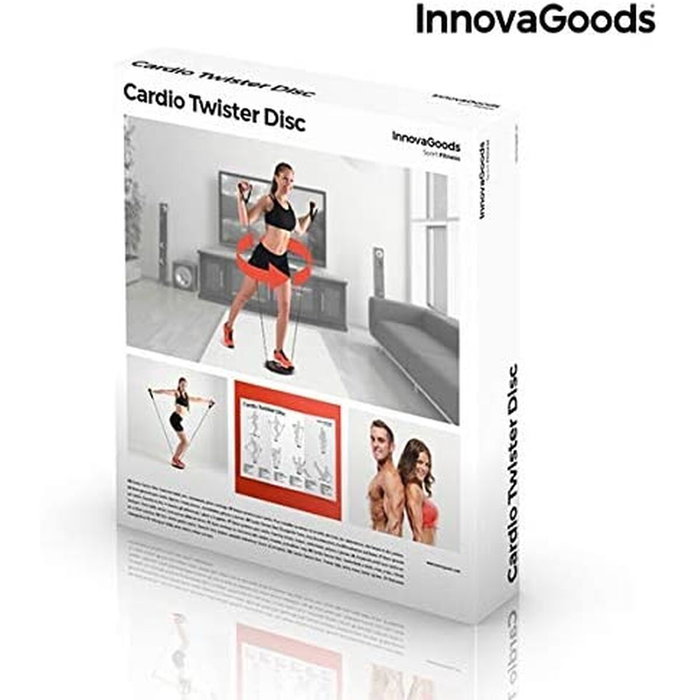 Disque Rotatif de Cardio avec Guide d'Exercices InnovaGoods