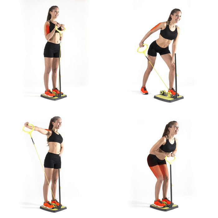 Plateforme de Fitness pour Fessiers et Jambes avec Guide d'Exercices InnovaGoods Plateforme de Fitness pour Fessiers et Jambes avec Guide d'Exercices InnovaGoods