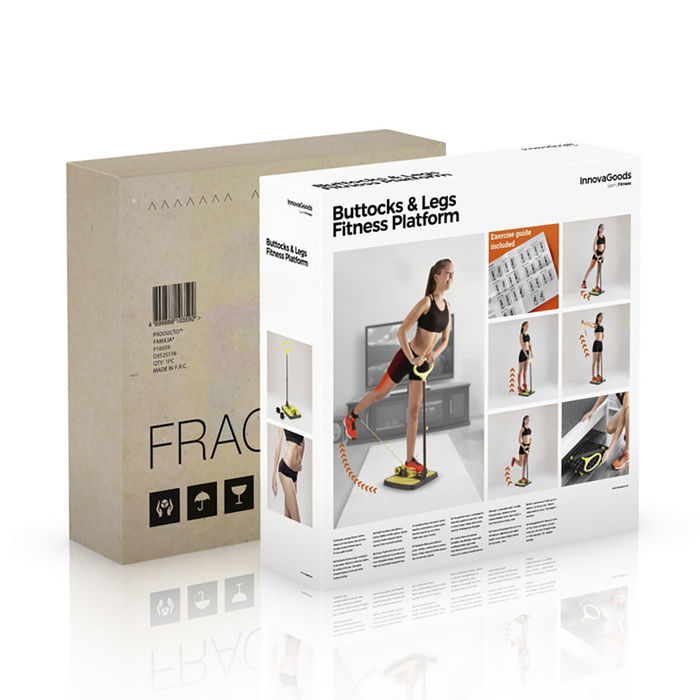 Plateforme de Fitness pour Fessiers et Jambes avec Guide d'Exercices InnovaGoods Plateforme de Fitness pour Fessiers et Jambes avec Guide d'Exercices InnovaGoods