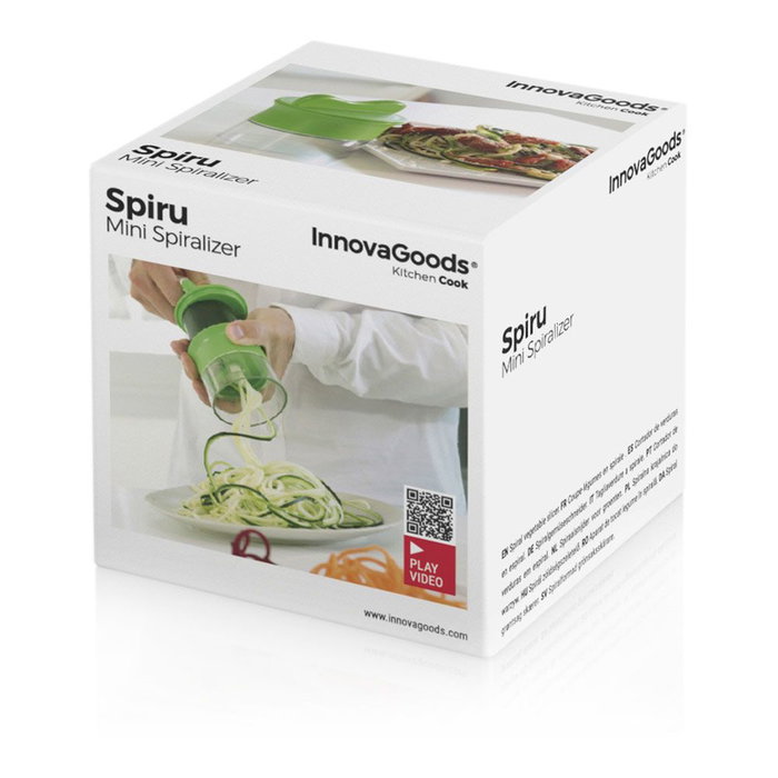 Innovagoods Spiru Coupe-légumes en spirale, 8 x 8 x 9 cm, passe au lave-vaisselle Innovagoods Spiru Coupe-légumes en spirale, 8 x 8 x 9 cm, passe au lave-vaisselle