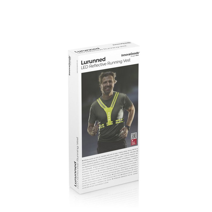 Harnais de Sport avec Lumières LED Lurunned InnovaGoods Harnais de Sport avec Lumières LED Lurunned InnovaGoods