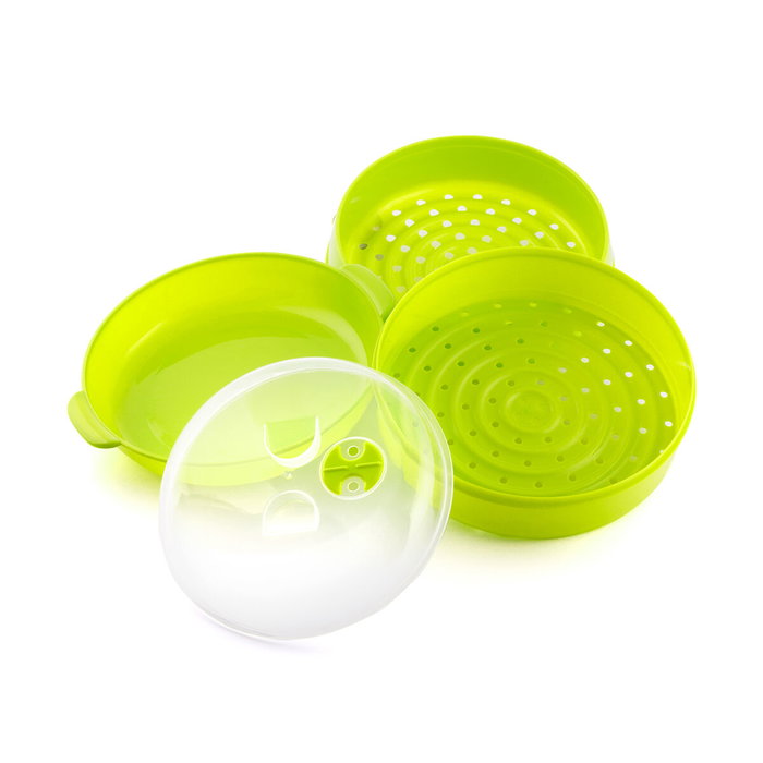 Cuiseur-Vapeur Double pour Micro-Ondes Codowave InnovaGoods Cuiseur-Vapeur Double pour Micro-Ondes Codowave InnovaGoods