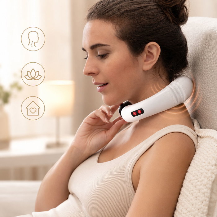 InnovaGoods Masseur de Cou et de Dos Électromagnétique Calmagner InnovaGoods Masseur de Cou et de Dos Électromagnétique Calmagner