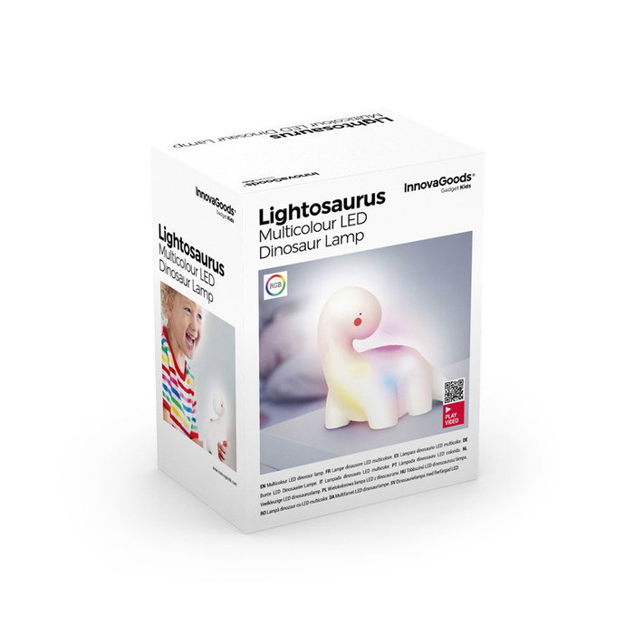 Lampe LED multicolore Dinosaure Lightosaurus InnovaGoods Lampe LED multicolore Dinosaure Lightosaurus InnovaGoods