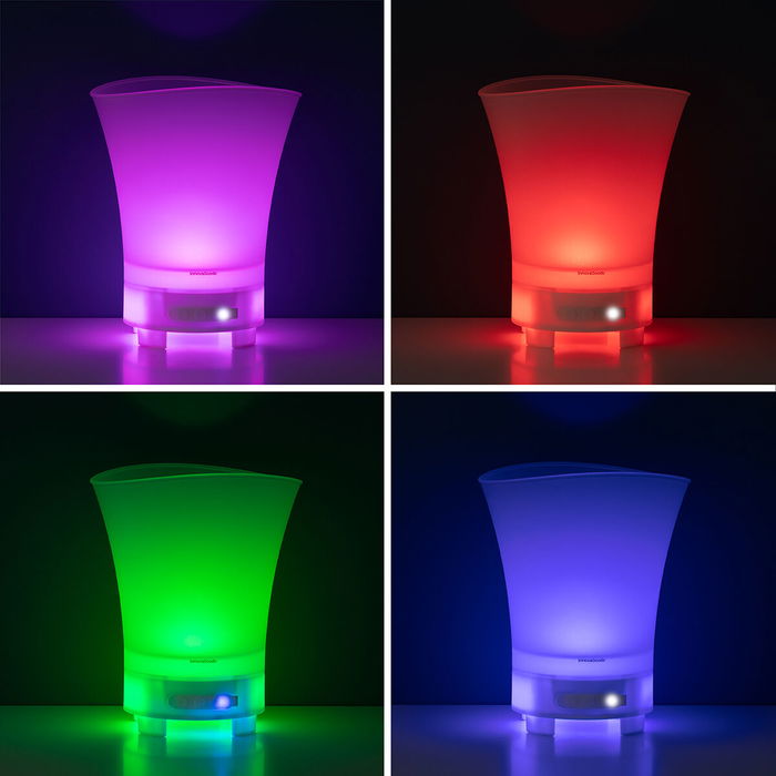 Bac à glaçons LED avec haut-parleur rechergeable Sonice InnovaGoods