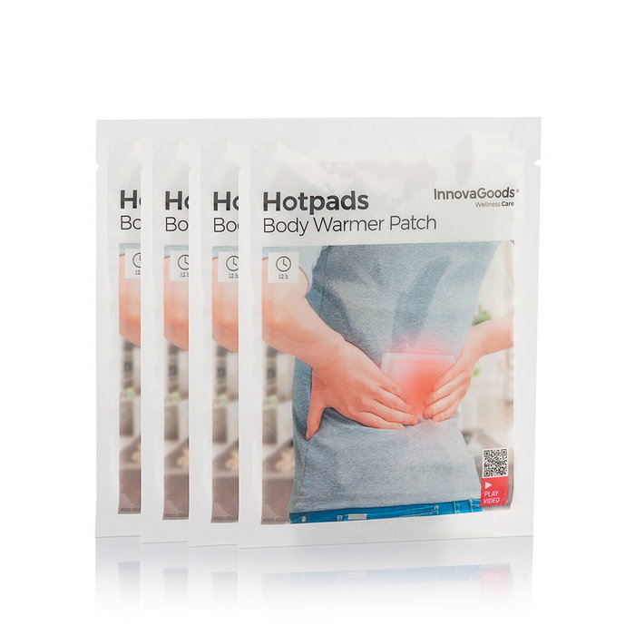 InnovaGoods Hotpads Patches Chauffants Corporels Adhésifs (Pack de 4)