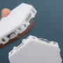 Innovagoods Set de 3 Panneaux LED Modulaires Magnétiques et Tactiles Hexagonaux – Lumière Blanche