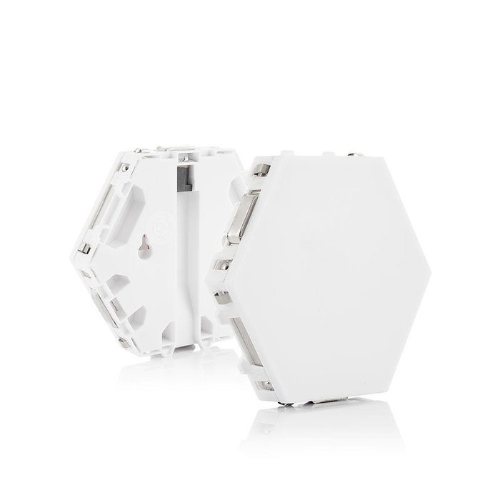 Innovagoods Set de 3 Panneaux LED Modulaires Magnétiques et Tactiles Hexagonaux – Lumière Blanche