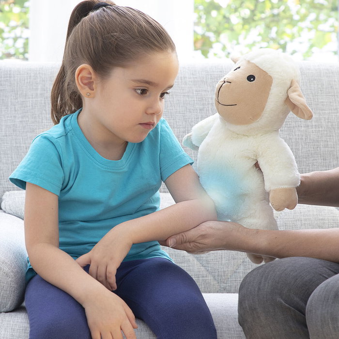 Mouton en Peluche avec Effet Chaud et Froid Wooly InnovaGoods Mouton en Peluche avec Effet Chaud et Froid Wooly InnovaGoods