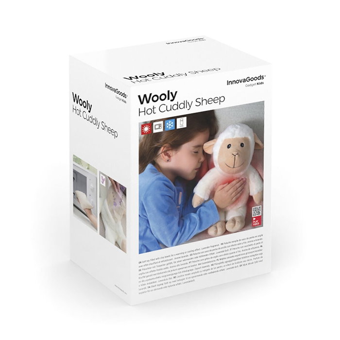 Mouton en Peluche avec Effet Chaud et Froid Wooly InnovaGoods Mouton en Peluche avec Effet Chaud et Froid Wooly InnovaGoods