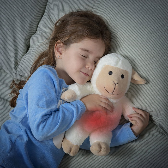 Mouton en Peluche avec Effet Chaud et Froid Wooly InnovaGoods Mouton en Peluche avec Effet Chaud et Froid Wooly InnovaGoods