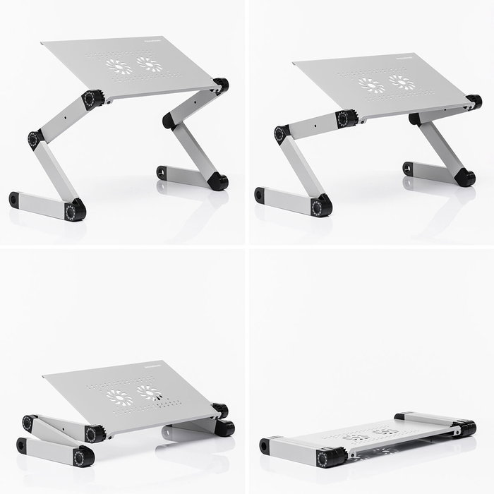 InnovaGoods Omnible Table Réglable pour Ordinateur Portable