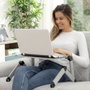 InnovaGoods Omnible Table Réglable pour Ordinateur Portable