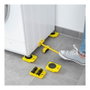 Innovagoods V0103237 Outil de levage et transport avec palanche 200 kg et roulettes pivotantes 360°, 35x9x10 cm, matériau fer
