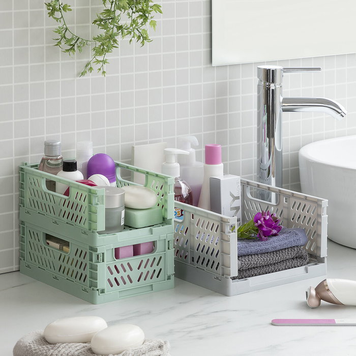 Ensemble de 3 Boîtes de Rangement Pliantes et Empilables Boxtor InnovaGoods Ensemble de 3 Boîtes de Rangement Pliantes et Empilables Boxtor InnovaGoods