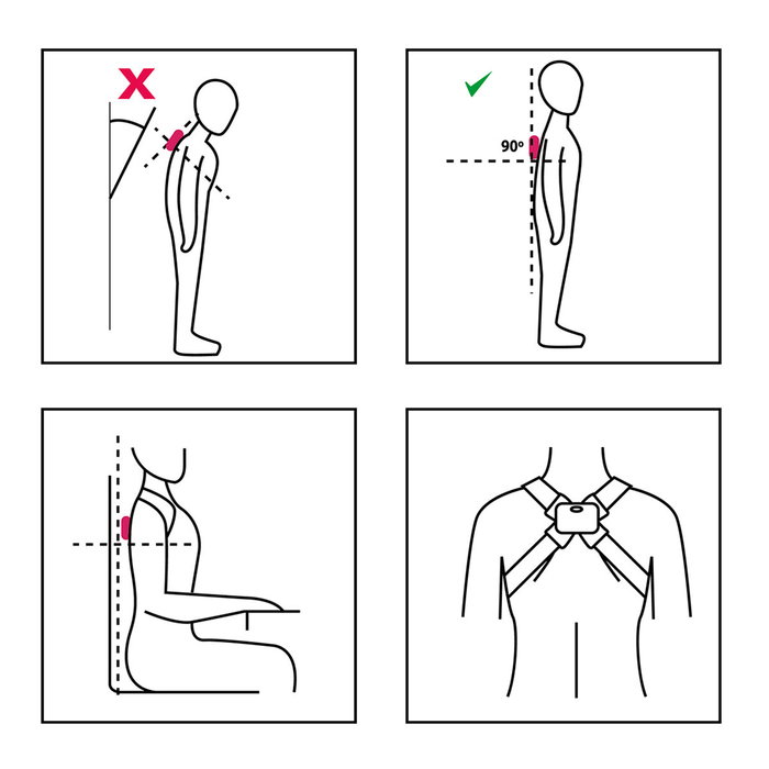 Entraîneur de Posture Intelligent Rechargeable avec Vibration Viback InnovaGoods Entraîneur de Posture Intelligent Rechargeable avec Vibration Viback InnovaGoods