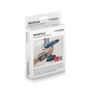 Innovagoods Bracelet magnétique Wristool pour bricolage avec 15 aimants et 2 poches, Noir/Rouge