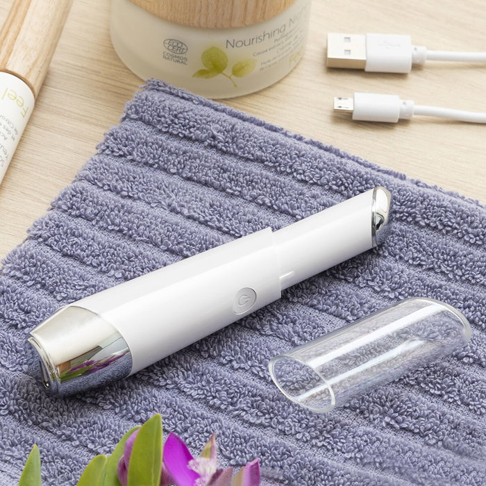 Appareil de Massage Oculaire Anti-âge avec Photothérapie, Thermothérapie et Vibrothérapie Therey InnovaGoods Appareil de Massage Oculaire Anti-âge avec Photothérapie, Thermothérapie et Vibrothérapie Therey InnovaGoods