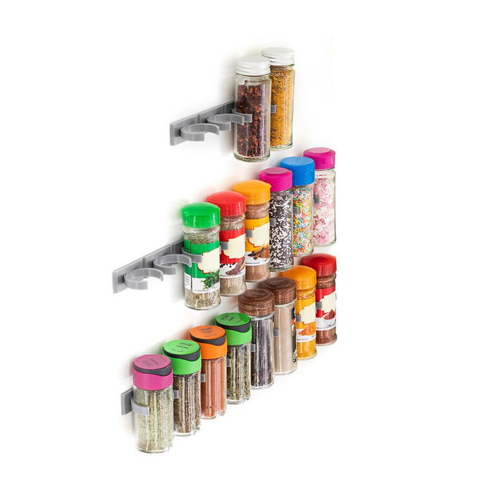 Porte-épices adhésif et divisible Jarlock x20 InnovaGoods Porte-épices adhésif et divisible Jarlock x20 InnovaGoods