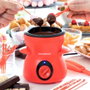 Innovagoods Fondue de chocolat 300 ml 25 W avec accessoires (1 spatule, 10 fourchettes, 10 pics)