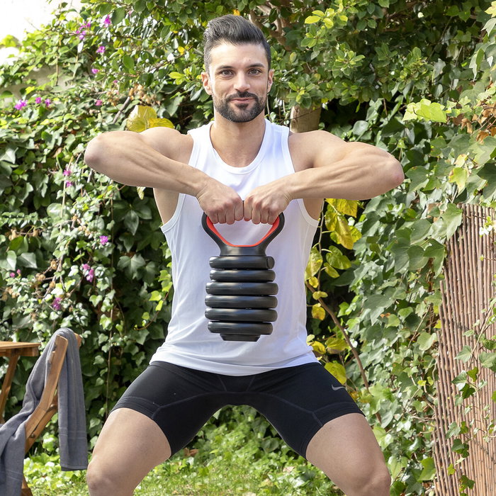 Ensemble de Poids Réglables6 en 1 avec Guide d’Exercices Sixfit InnovaGoods Ensemble de Poids Réglables6 en 1 avec Guide d’Exercices Sixfit InnovaGoods