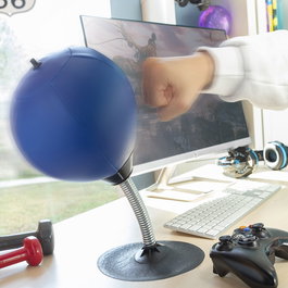 Sac de Frappe Gonflable Anti-stress de Bureau Hittres InnovaGoods