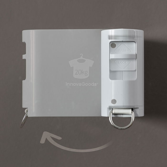 Corde à Linge Rétractable Raclox InnovaGoods Corde à Linge Rétractable Raclox InnovaGoods