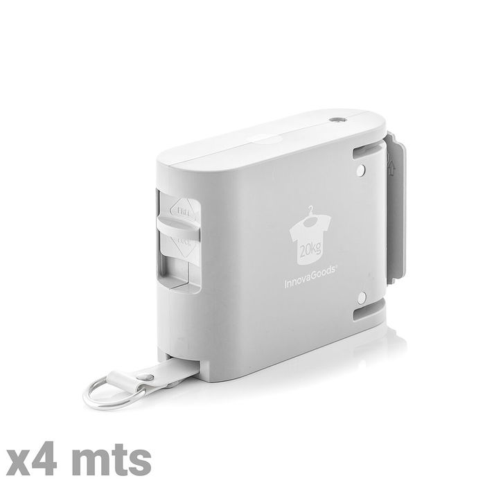 Corde à Linge Rétractable Raclox InnovaGoods Corde à Linge Rétractable Raclox InnovaGoods