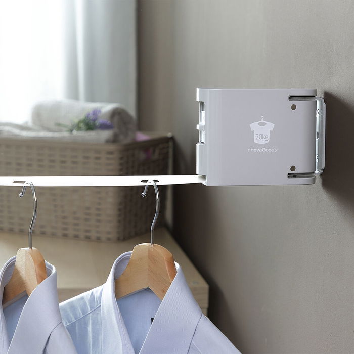 Corde à Linge Rétractable Raclox InnovaGoods Corde à Linge Rétractable Raclox InnovaGoods