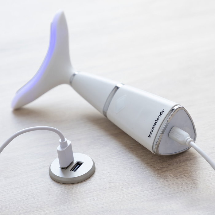 Réducteur de Double-menton avec Photothérapie, Thermothérapie et Vibration Kinred InnovaGoods Réducteur de Double-menton avec Photothérapie, Thermothérapie et Vibration Kinred InnovaGoods