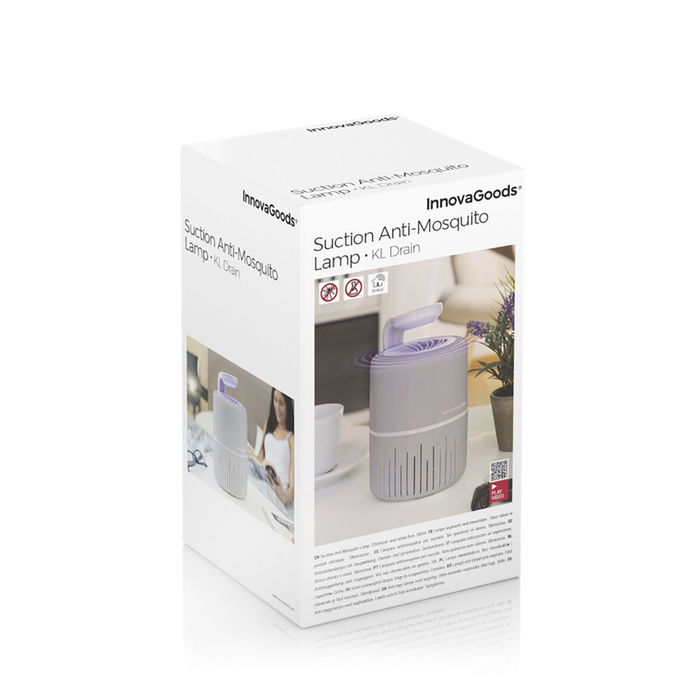 Lampe anti-moustiques à aspiration KL Drain InnovaGoods Lampe anti-moustiques à aspiration KL Drain InnovaGoods