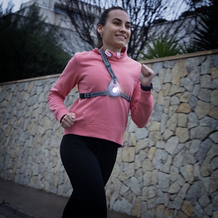 Harnais de Sport avec Lumières LED Safelt InnovaGoods Harnais de Sport avec Lumières LED Safelt InnovaGoods