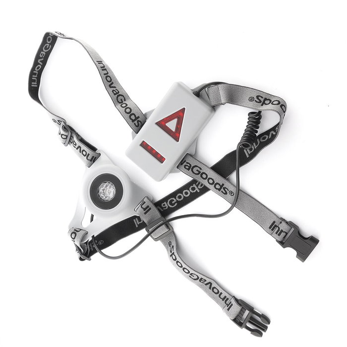 Harnais de Sport avec Lumières LED Safelt InnovaGoods Harnais de Sport avec Lumières LED Safelt InnovaGoods