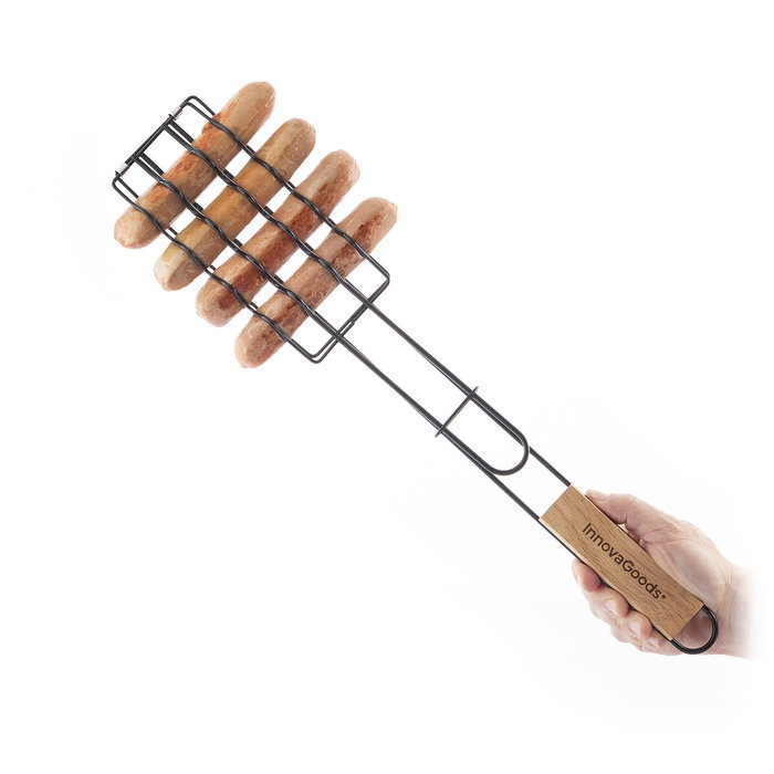Grille de Barbecue pour Saucisses Sosket InnovaGoods Grille de Barbecue pour Saucisses Sosket InnovaGoods
