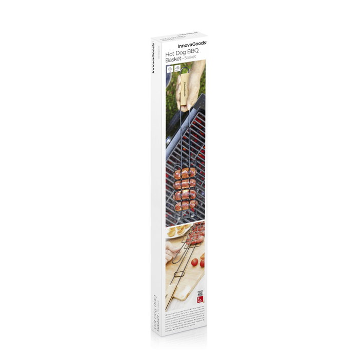 Grille de Barbecue pour Saucisses Sosket InnovaGoods Grille de Barbecue pour Saucisses Sosket InnovaGoods