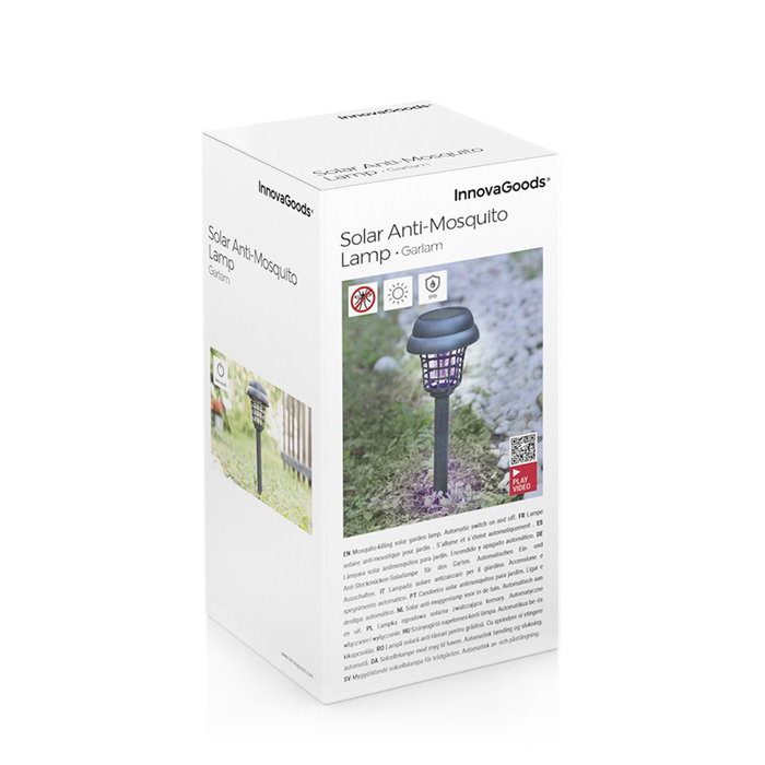 Lampe de Jardin Solaire Anti-moustiques Garlam InnovaGoods Lampe de Jardin Solaire Anti-moustiques Garlam InnovaGoods