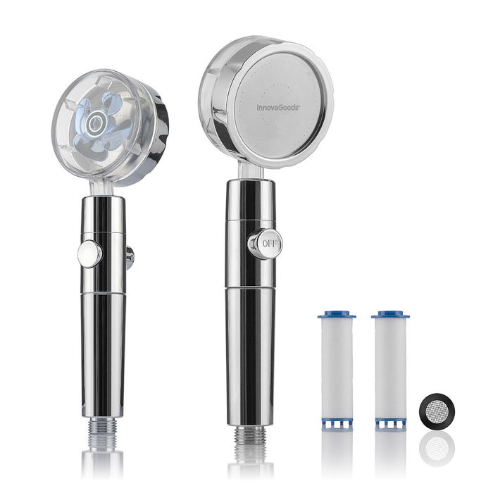 Douche Écologique avec Hélice à Pression et Filtre Purificateur Heliwer InnovaGoods Douche Écologique avec Hélice à Pression et Filtre Purificateur Heliwer InnovaGoods