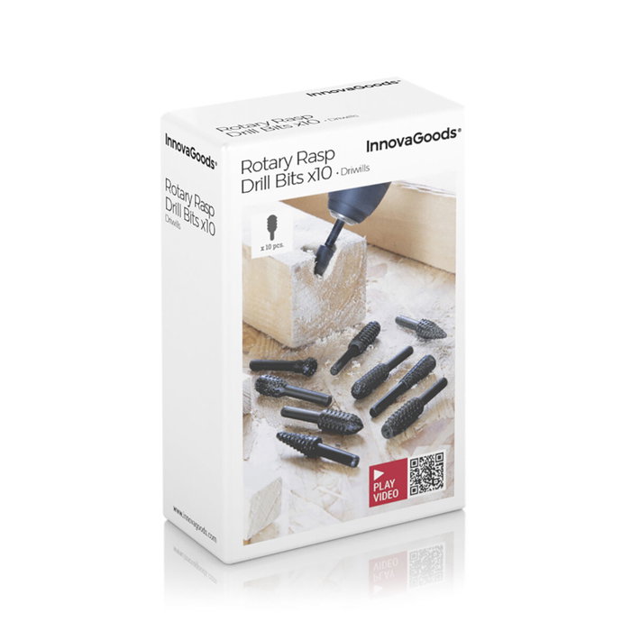 Kit de Perceuses de Fraisage pour le Forage Driwills InnovaGoods 10 Unités