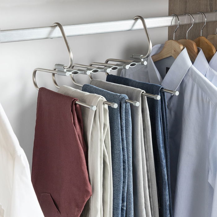 Cintre multiple pour pantalon 5 en 1 Havser InnovaGoods Cintre multiple pour pantalon 5 en 1 Havser InnovaGoods