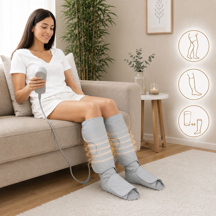 InnovaGoods Masseur de Jambe par Compression d'Air Maspres InnovaGoods Masseur de Jambe par Compression d'Air Maspres